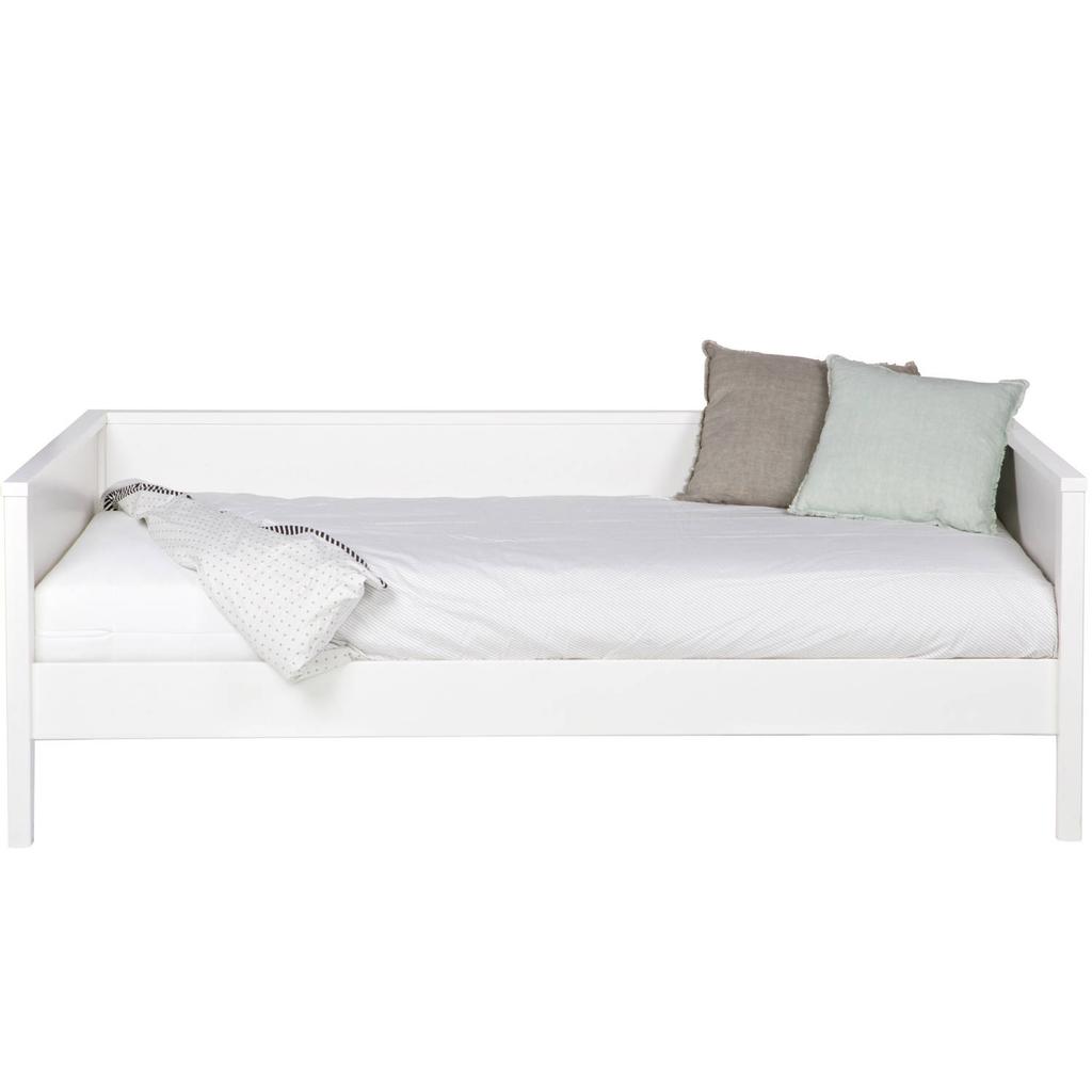 WOOOD WOOOD Nikki Bedbank Excl Lade - Grenen - Jadegroen - 73x208x100