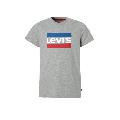 Levis Kids T Shirt Met Logo Grijs Melange levis kopen in de aanbieding Levis Kids T Shirt Met Logo Grijs Melange levis kopen in de aanbieding