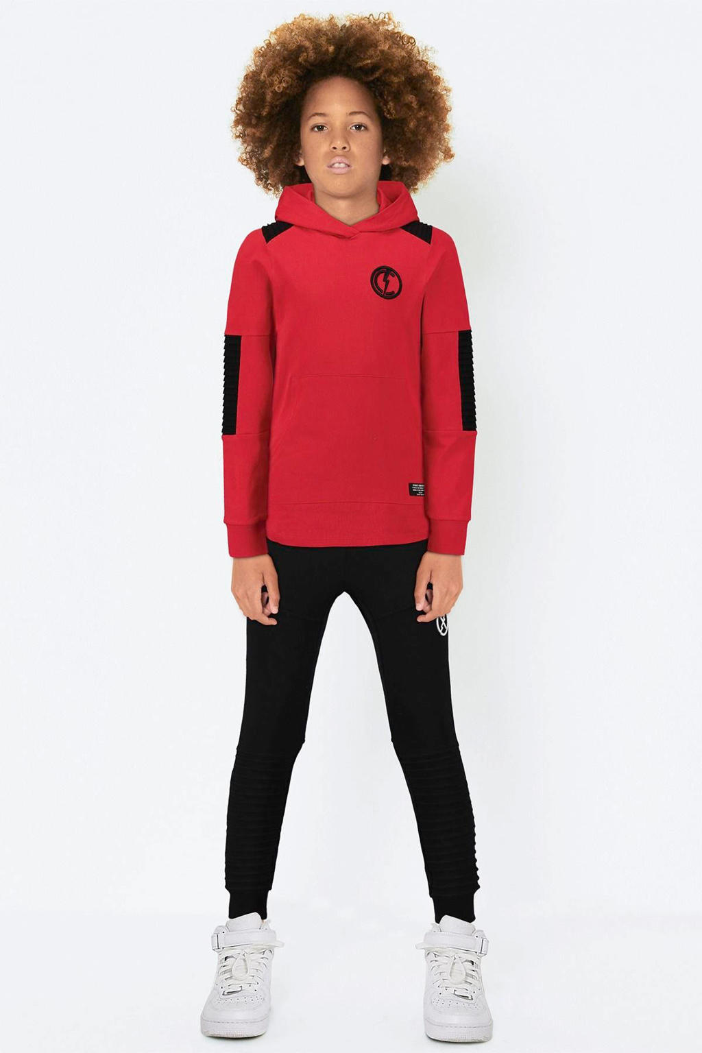 Coolcat longsleeve met printopdruk helder rood | wehkamp
