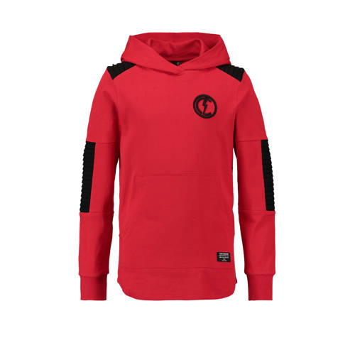 Coolcat Long Fit Longsleeve Met Capuchon Rood coolcat kopen in de aanbieding