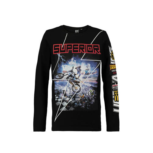 Coolcat Longsleeve Met Print Zwart coolcat kopen in de aanbieding Coolcat Longsleeve Met Print Zwart coolcat kopen in de aanbieding
