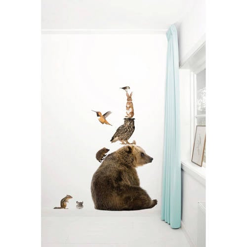 Kek Amsterdam Muursticker Forest Friends Beer Set 95X100 Cm kek amsterdam kopen in de aanbieding