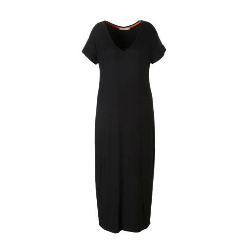 Mat Fashion Jurk Met V Hals En Textuur mat fashion kopen in de aanbieding