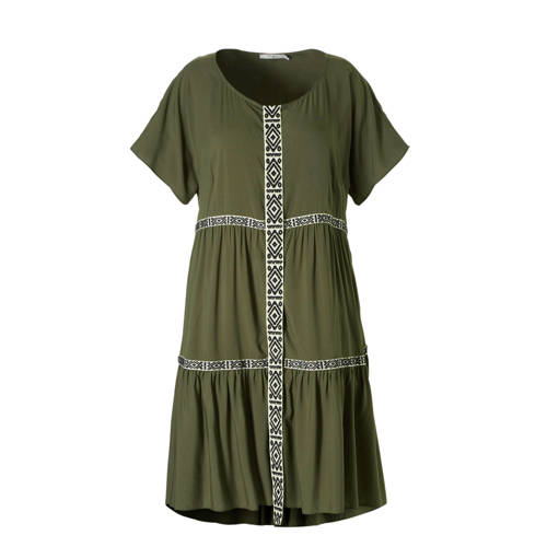 Mat Fashion Jurk Met Bies Details mat fashion kopen in de aanbieding