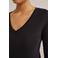 WE Fashion basic longsleeve met katoen zwart