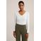 WE Fashion basic longsleeve met katoen wit