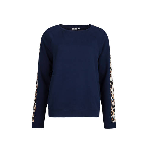 We Fashion Trui Met Panterprint Detail we fashion kopen in de aanbieding