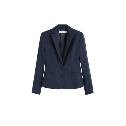Mango Gevoerde Blazer Marine mango kopen in de aanbieding Mango Gevoerde Blazer Marine mango kopen in de aanbieding