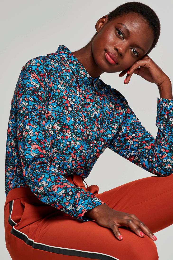Aaiko blouse bloemenprint Aaiko Finou met blouse bloemenprint met Finou xqgITT