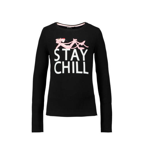 Coolcat Longsleeve Met Pink Panther Print Zwart coolcat kopen in de aanbieding Coolcat Longsleeve Met Pink Panther Print Zwart coolcat kopen in de aanbieding