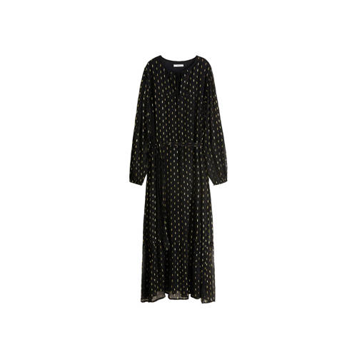 Mango Jurk Van Jacquard Zwart mango kopen in de aanbieding Mango Jurk Van Jacquard Zwart mango kopen in de aanbieding