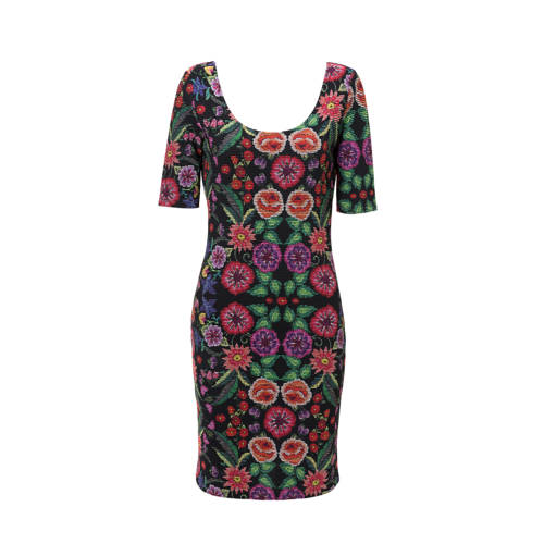 Desigual Gebloemde Jurk Zwartpaars desigual kopen in de aanbieding Desigual Gebloemde Jurk Zwartpaars desigual kopen in de aanbieding