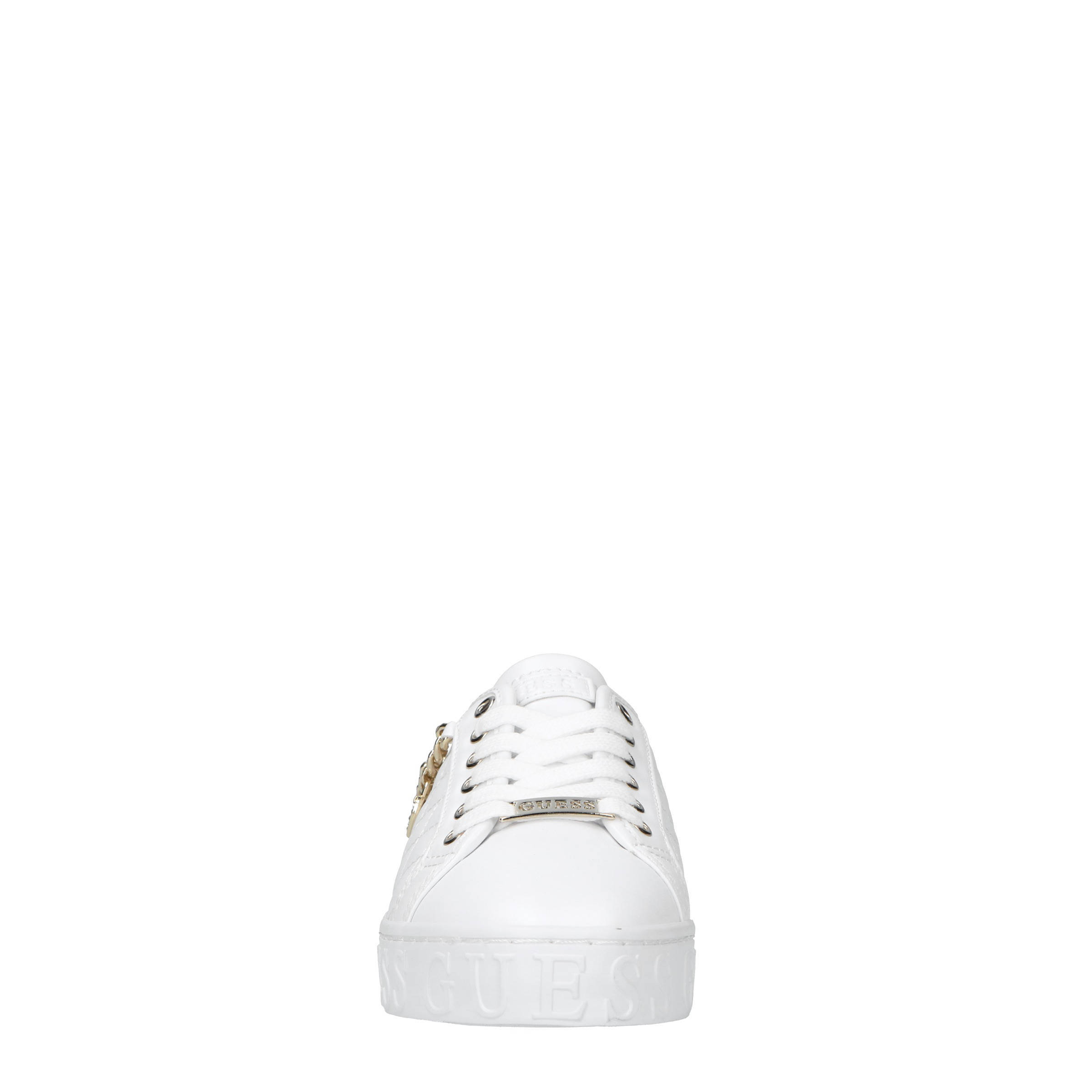 guess sneakers dames wit goud