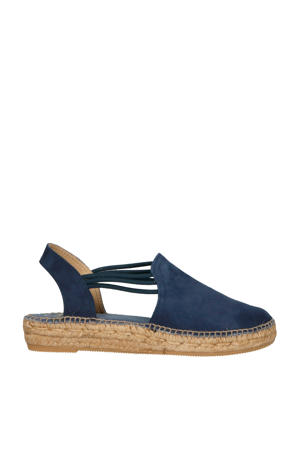 Nuria suède espadrilles blauw