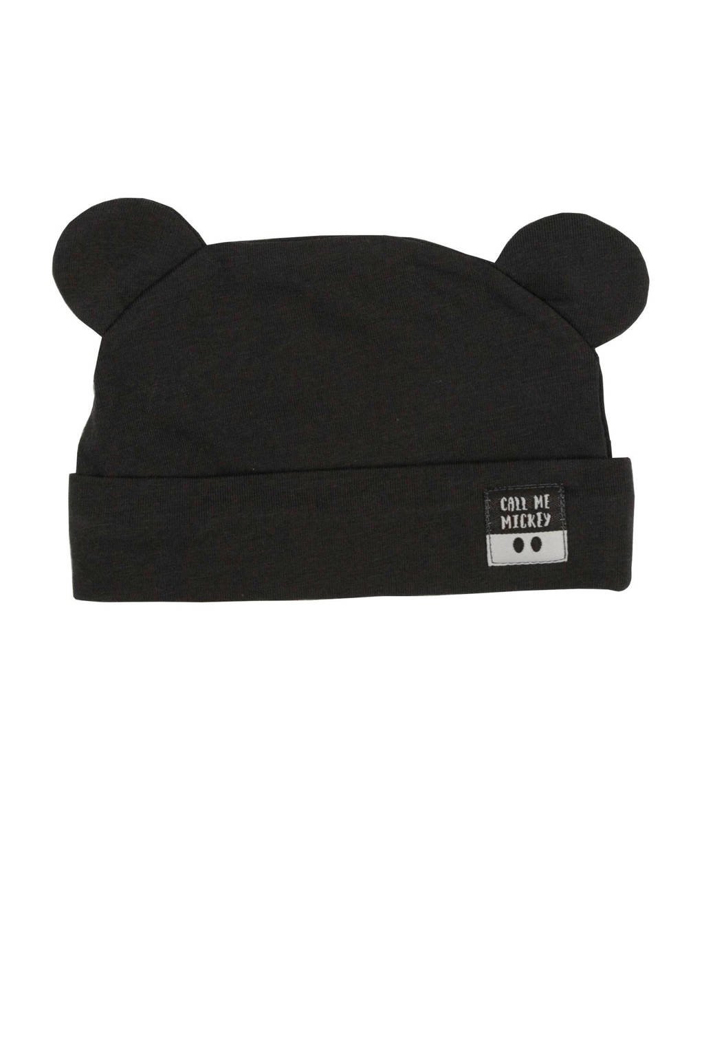 Zero2three baby muts Mickey Mouse off black, Off black