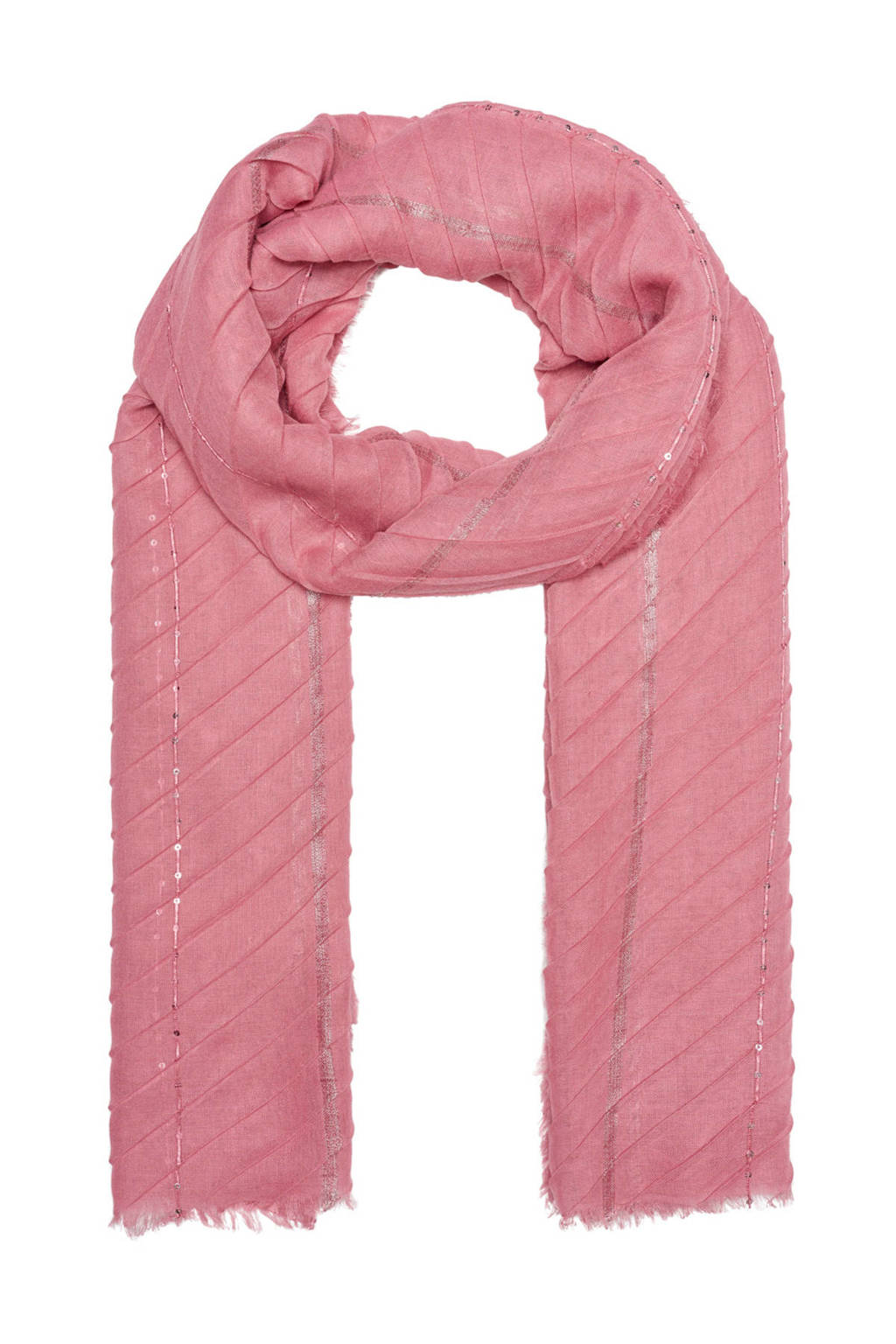ONLY sjaal roze, Roze