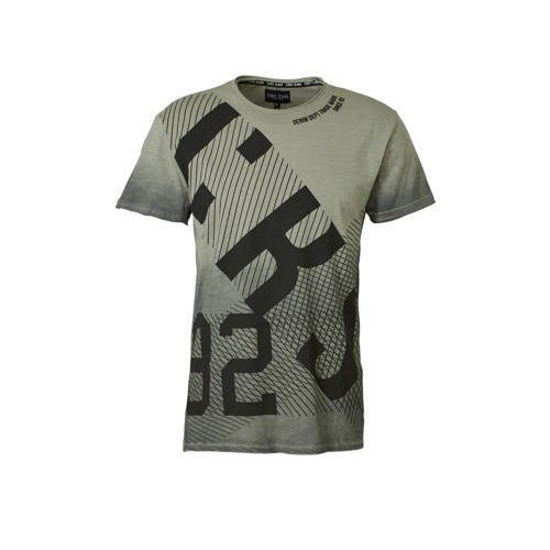 Cars T Shirt Met Print Grijsgroen cars kopen in de aanbieding