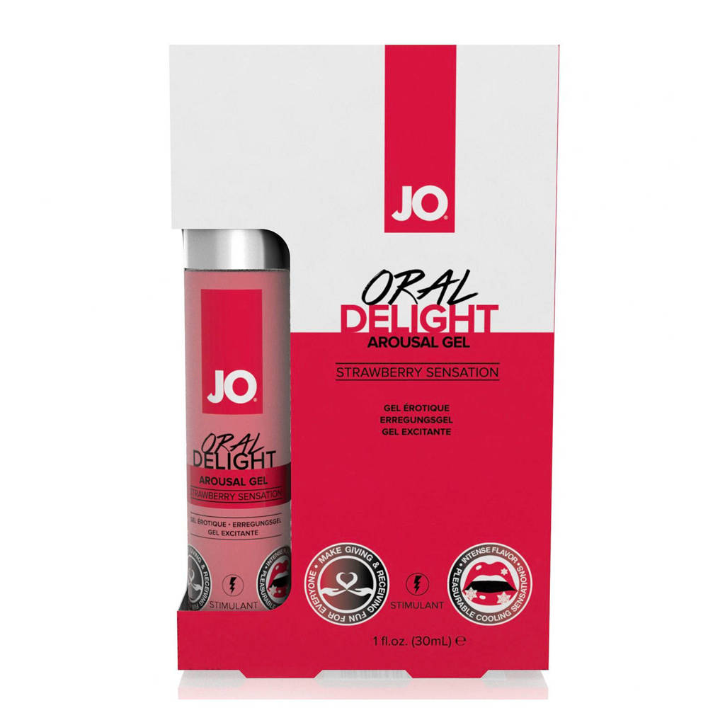 System JO Oral Delight Arousal gel - aardbei