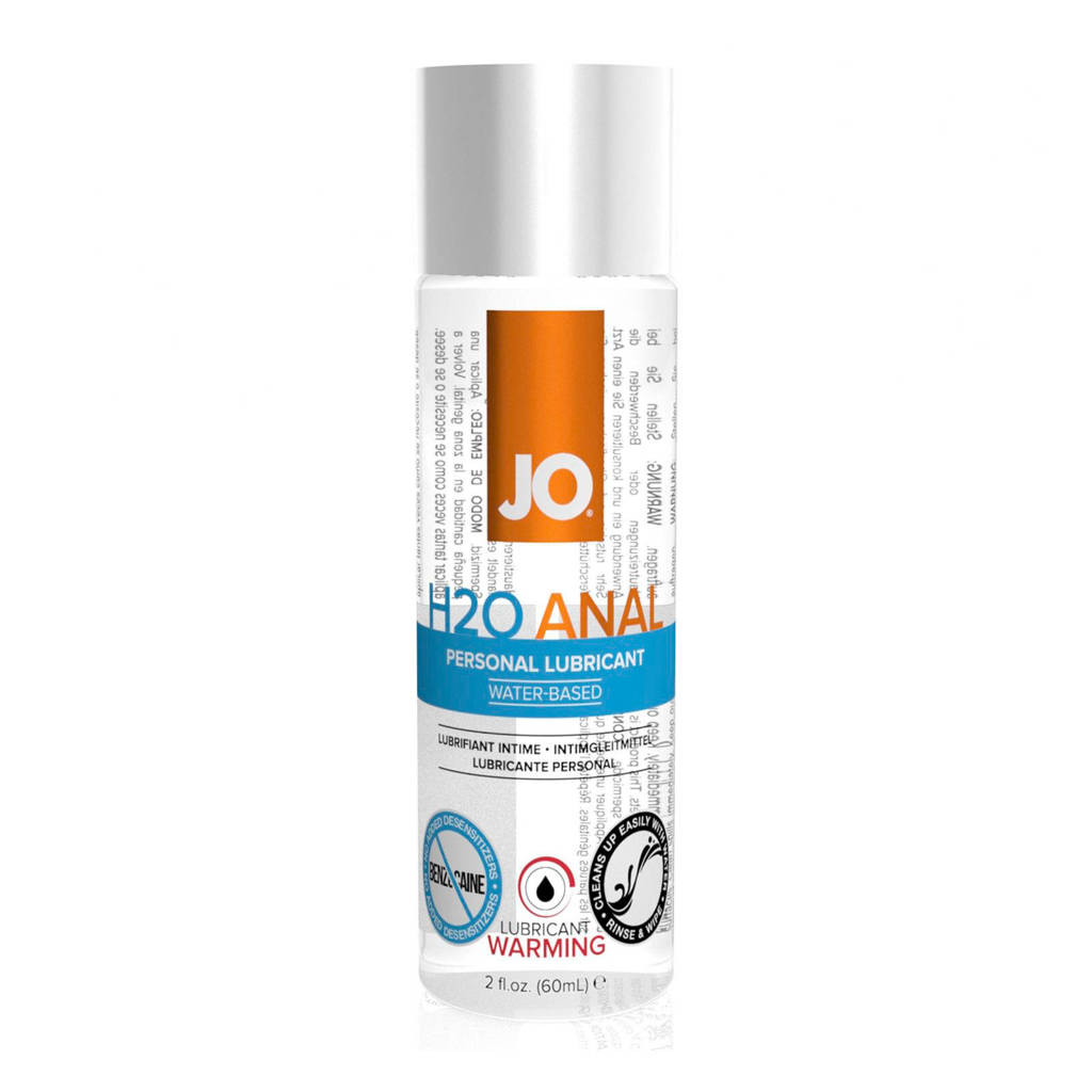 System JO Anaal H2O verwarmende glijmiddel - 60 ml