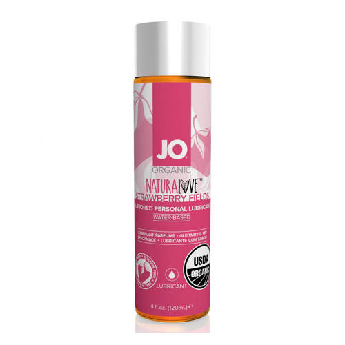 System Jo Organic Naturalove Aardbei Glijmiddel 120 Ml system jo kopen in de aanbieding