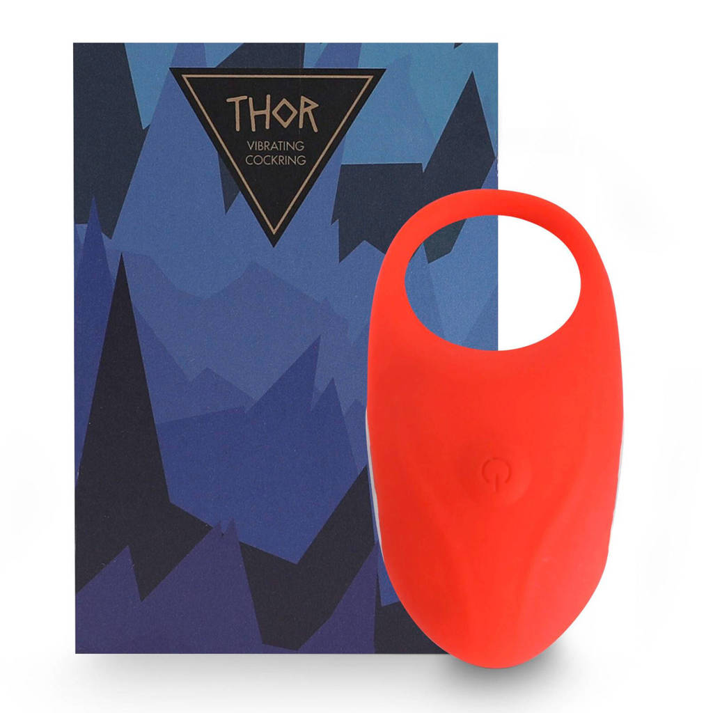 Feelztoys Thor vibrerende penisring - rood