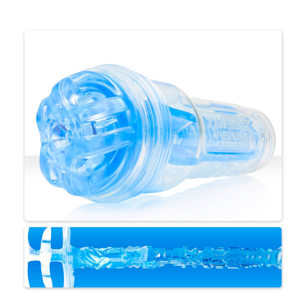 Fleshlight Turbo Ignition masturbator - blue ice, Blauw