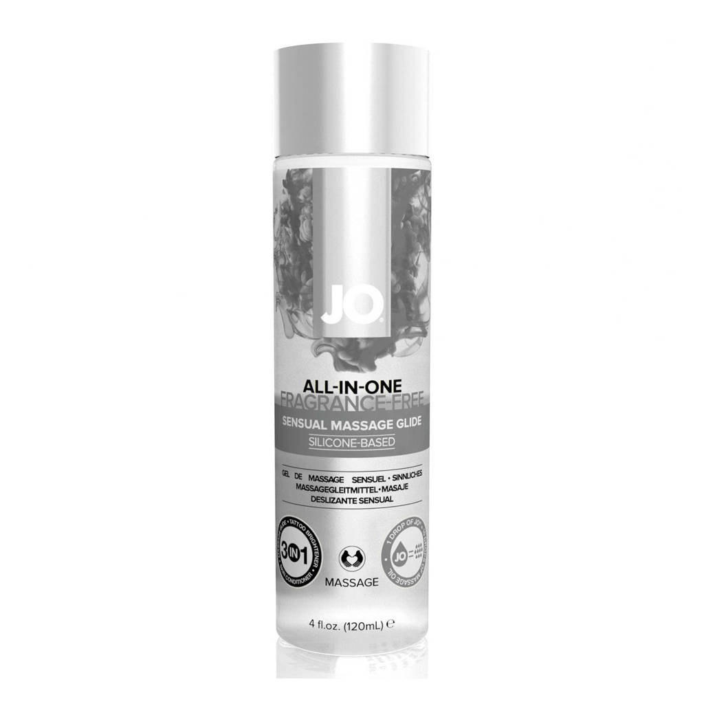 System JO All-in-One Sensual Massage Glide - 120 ml, Transparant
