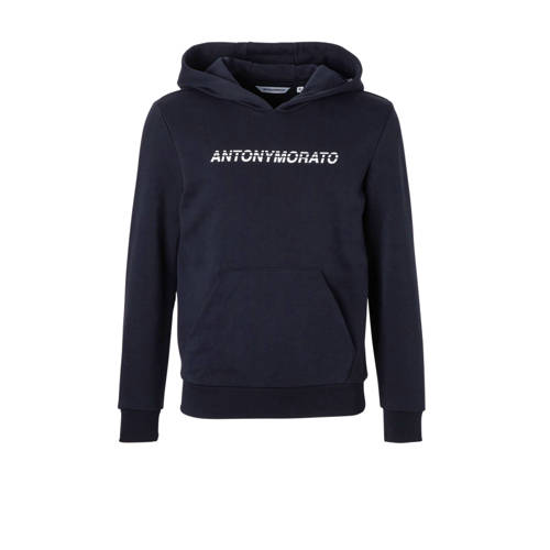 Antony Morato Hoodie Met Logo Donkerblauw antony morato kopen in de aanbieding