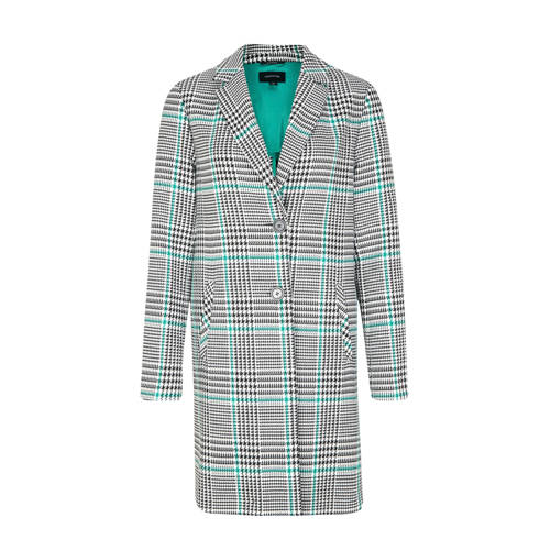 Comma Geruite Jas comma kopen in de aanbieding