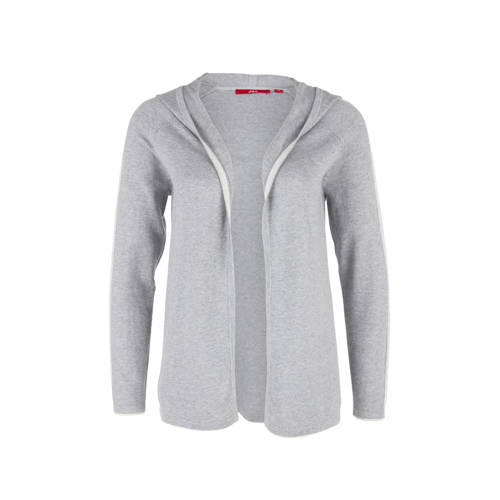 Soliver Vest Met Capuchon Grijs soliver kopen in de aanbieding