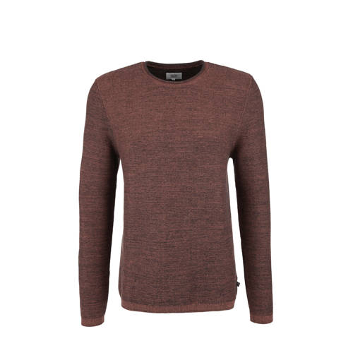 Qs Designed By Gemeleerde Trui Roodbruin qs designed by kopen in de aanbieding