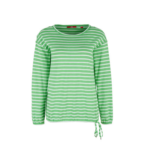 Soliver Gestreept T Shirt Groen soliver kopen in de aanbieding Soliver Gestreept T Shirt Groen soliver kopen in de aanbieding