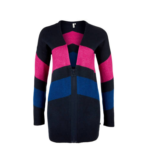 Qs Designed By Vest Met Ingebreid Dessin Marine qs designed by kopen in de aanbieding