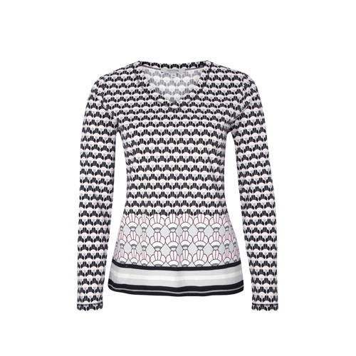 Comma Casual Identity T Shirt Met All Over Print comma casual identity kopen in de aanbieding Comma Casual Identity T Shirt Met All Over Print comma casual identity kopen in de aanbieding