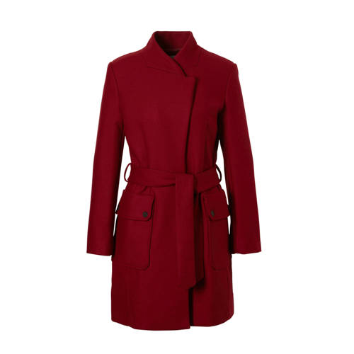 Mango Coat Met Wol Bordeaux mango kopen in de aanbieding Mango Coat Met Wol Bordeaux mango kopen in de aanbieding