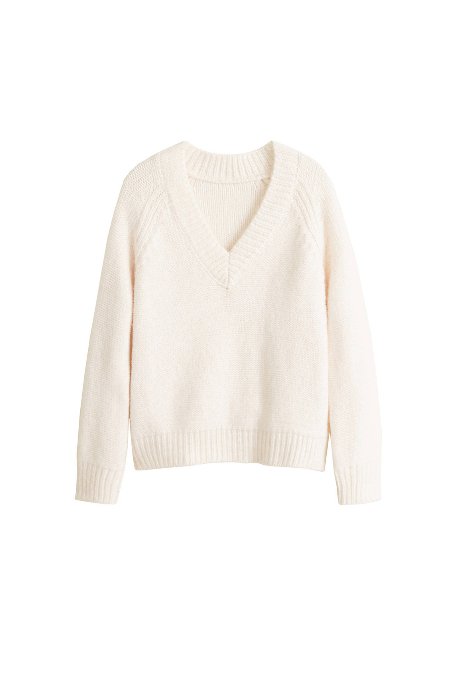Mango gebreide trui met gerecycled polyester beige | wehkamp Mango gebreide trui ecru | wehkamp