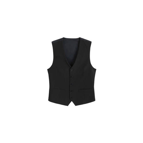 Mango Man Regular Fit Gilet Zwart mango man kopen in de aanbieding