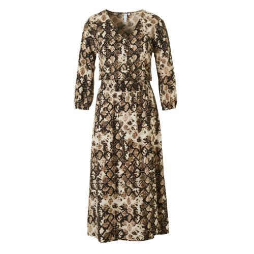 whkmp's beachwave jurk met slangenprint whkmp's beachwave jurk met slangenprint