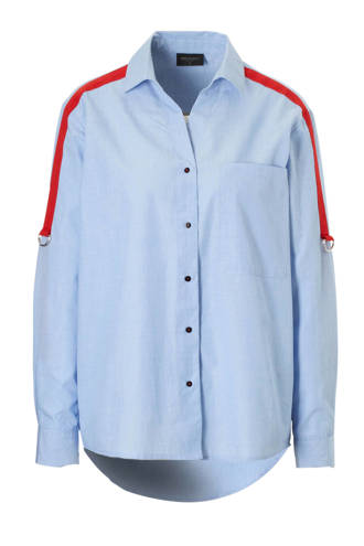 blouse blauw