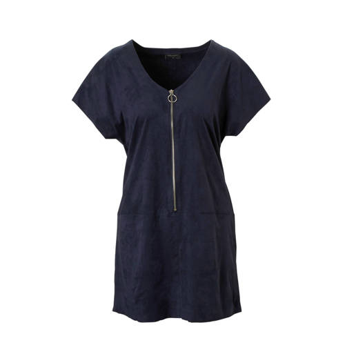 Freequent Jurk Blauw freequent kopen in de aanbieding