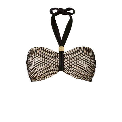 Sapph Mix Match Bandeau Bikinitop Met Push Up Zwart sapph kopen in de aanbieding