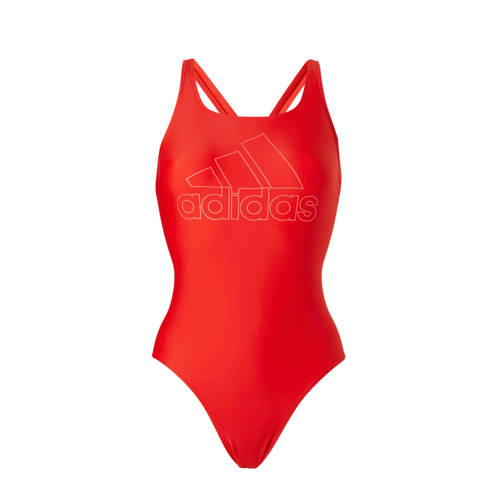 Adidas Performance Sportbadpak Met Logo Rood adidas kopen in de aanbieding