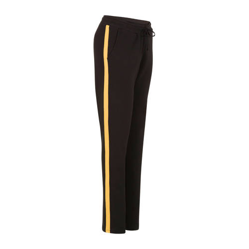 Miss Etam Regulier Sweatpants Streep Dessin Zwart miss etam kopen in de aanbieding