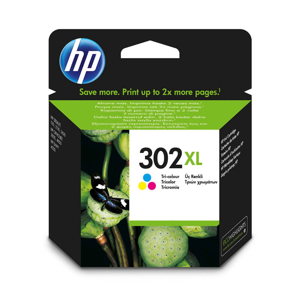 HP HP 302 XL INK CO inktcartridges (kleur), Multi