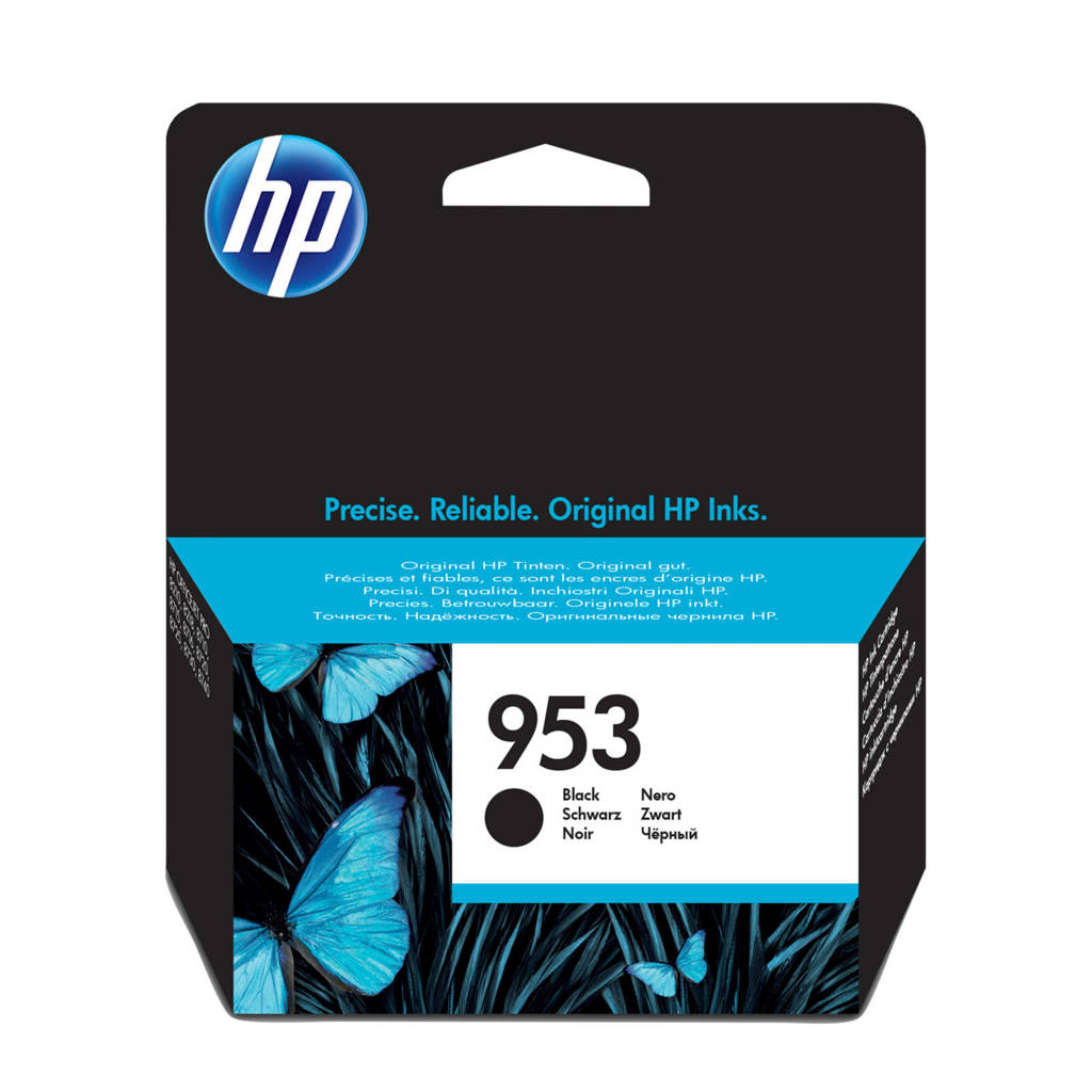 HP HP 953 INK BLACK inkcartridge zwart, -