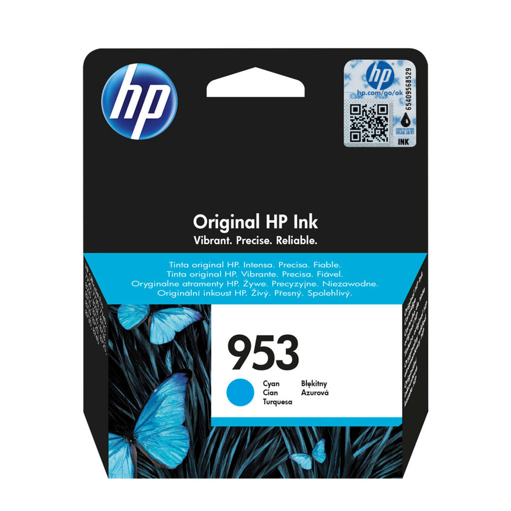 HP HP 953 INK CYAN inkcartridge cyaan, -