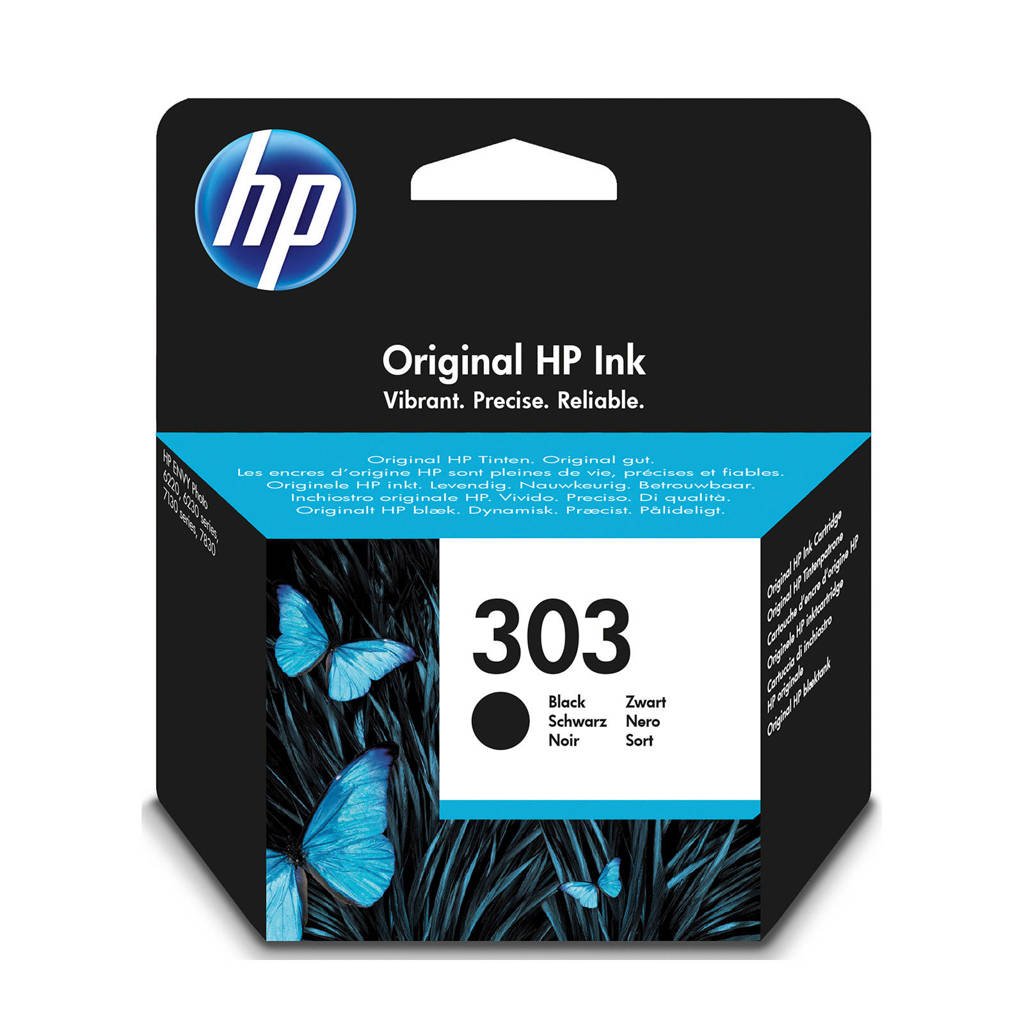 HP HP 303 INK BLACK inktcartridge (zwart), Zwart