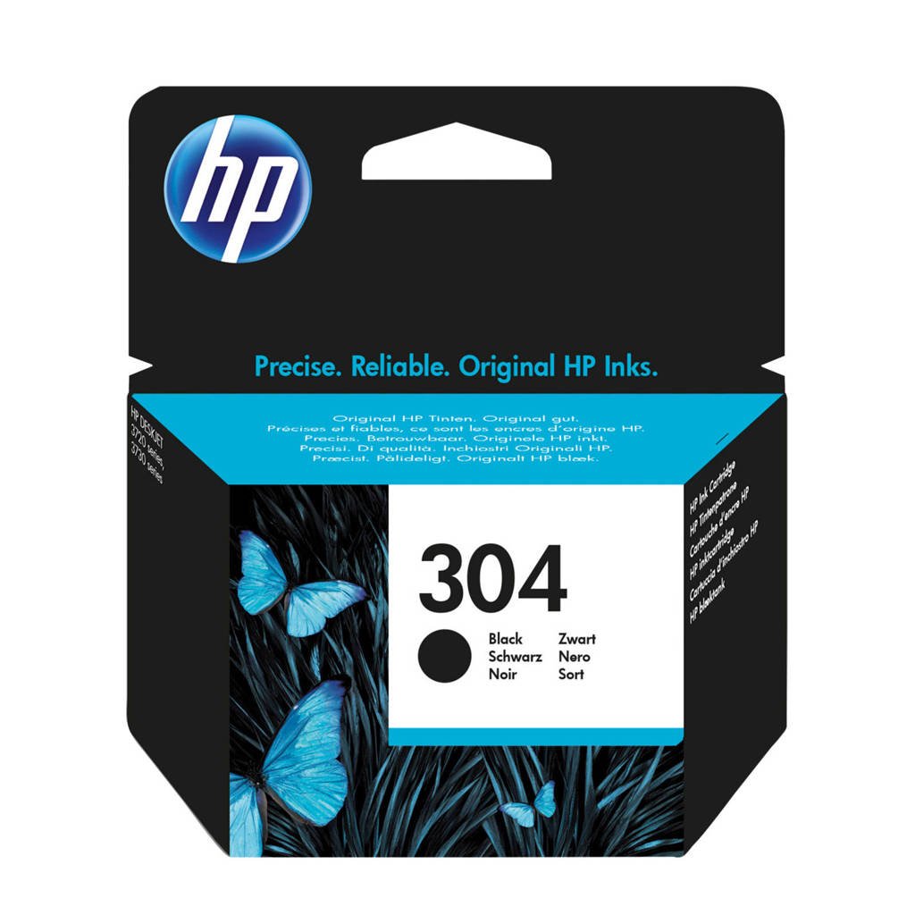 HP HP 304 INK BLACK inktcartridge (zwart), Zwart