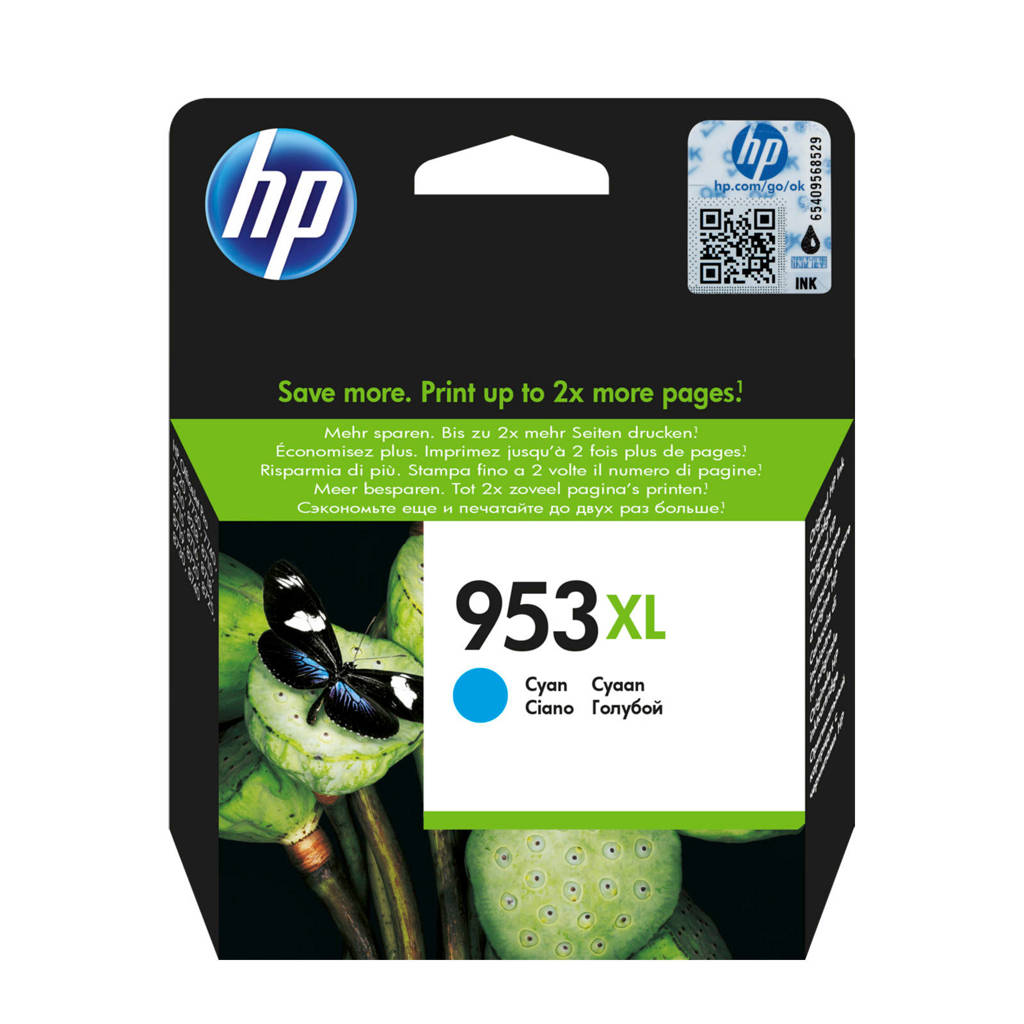 HP HP 953 XL INK CY inkcartridge cyaan, Cyaan
