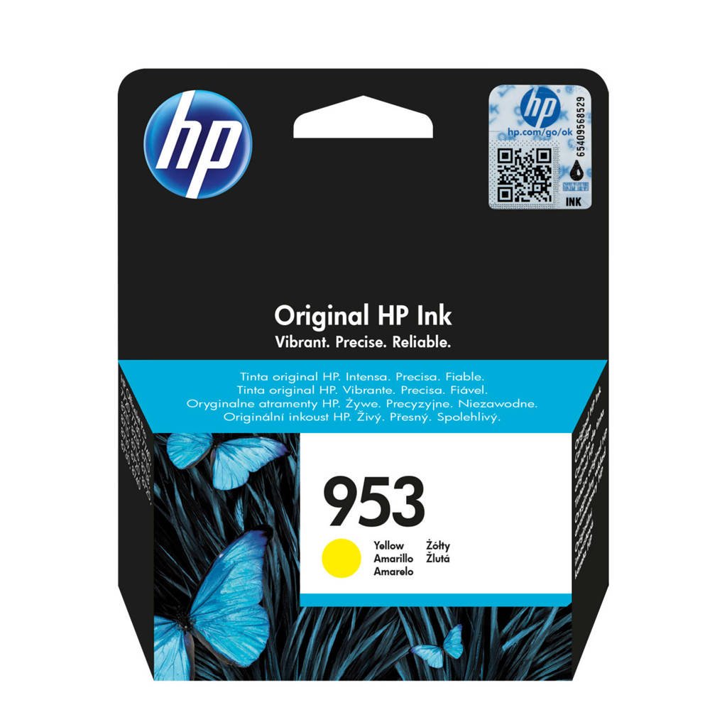 HP HP 953 INK YELLO inkcartridge geel, -